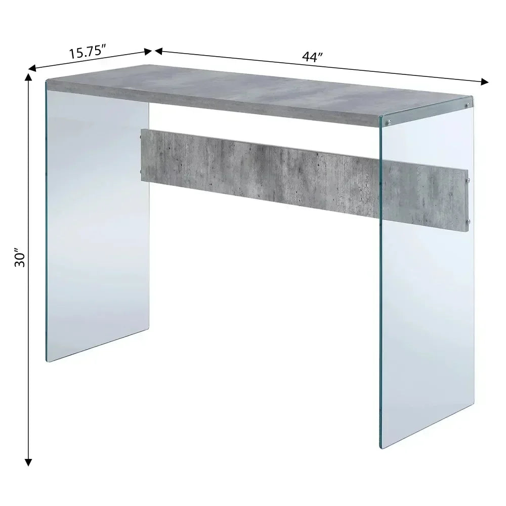 Table Home Furniture for Sitting Room Faux Birch Desk Coffee Side Living Tea