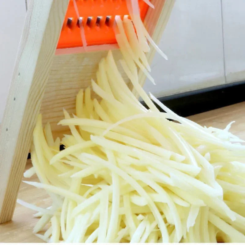Wooden Vegetable Grater Potato Slicer Household Vegetable Fruit carrot